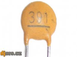 390pF/50V N.A.-keramický kondenzátor *
